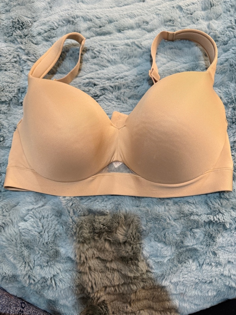 Cacique Tan  Comfort Bliss Bra Size 34DD NWOT